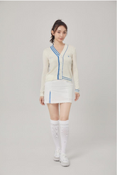 HONMA 23FW WOMEN HYPEGOLF CARDIGAN SWEATER OFF WHITE